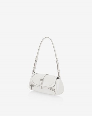 Women's Find Kapoor Becky Bag 21 Tote Shoulder Bags White | NFG1310YN