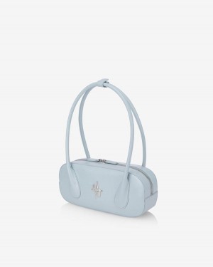 Women's Find Kapoor Ila Bag 30 Tote Shoulder Bags Grey Blue | UDB8246RF