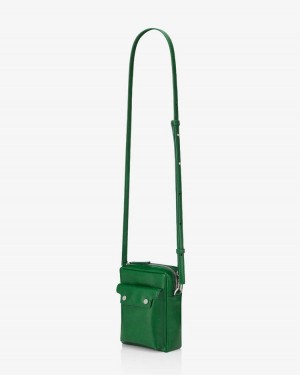 Women's Find Kapoor Marc Bag 12 Crinkled Tote Phone Bag Green | RCN8574PK