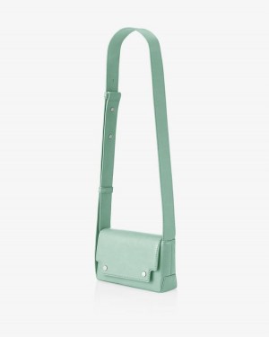 Women's Find Kapoor Marc Bag 18 Crinkled Tote Crossbody Bags Light Green | TQM8194GV