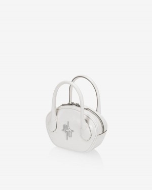 Women's Find Kapoor Mini Ila Bag 18 Tote Crossbody Bags White | MAH3438TO