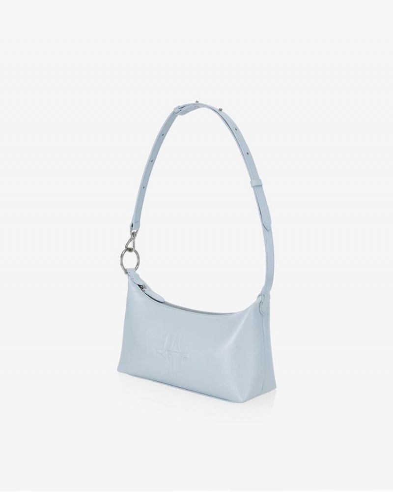 Women\'s Find Kapoor Bella Bag 22 Tote Shoulder Bags Grey Blue | QYO5474ZY