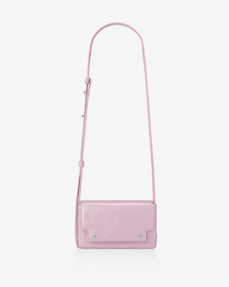 Women's Find Kapoor Marc Bag 18 Crinkled Tote Crossbody Bags Purple Pink | ESW8062IB