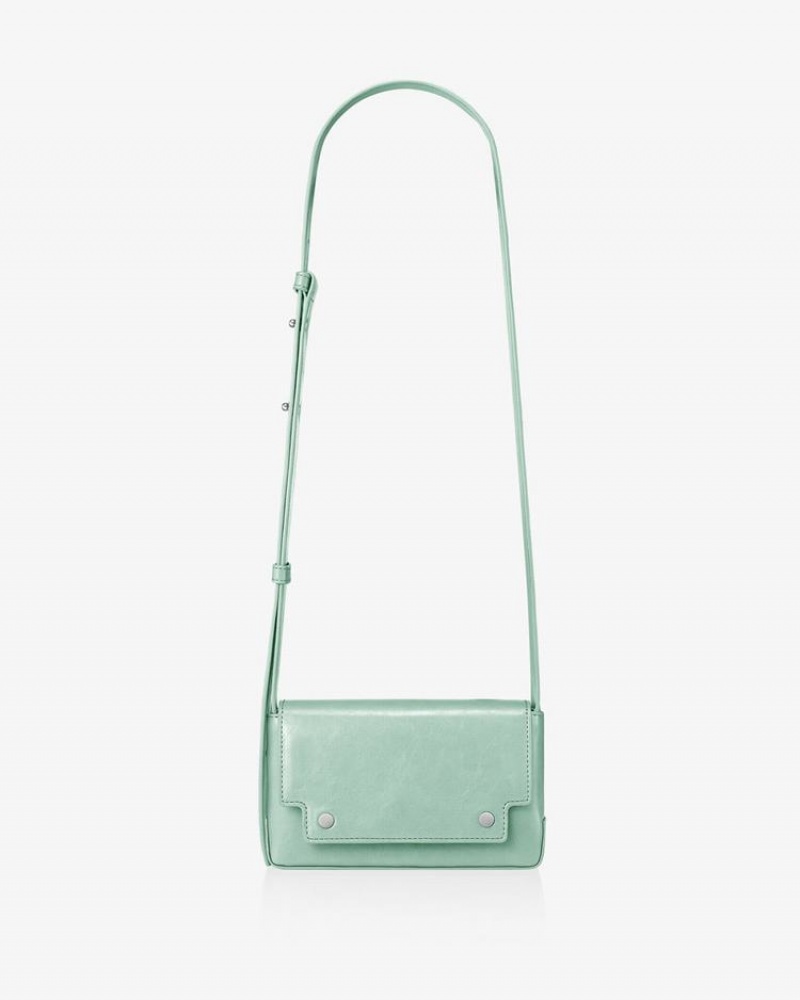 Women's Find Kapoor Marc Bag 18 Crinkled Tote Crossbody Bags Light Green | TQM8194GV