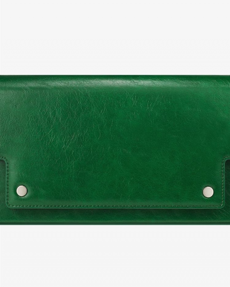 Women's Find Kapoor Marc Bag 26 Crinkled Tote Crossbody Bags Green | CJW6193WI